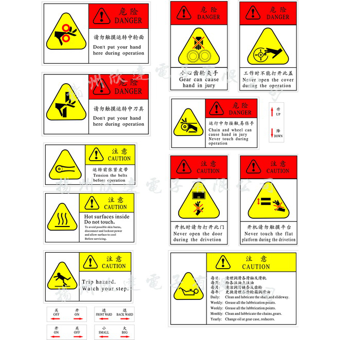 警示類標(biāo)牌